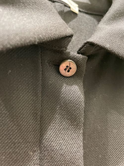 HERMES（エルメス）HERMES (エルメス) シャツワンピース ブラック サイズ:34の古着・服飾アイテム