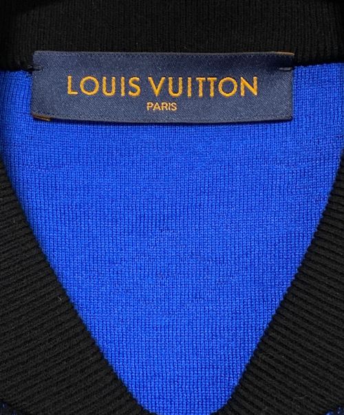 LOUIS VUITTON（ルイ ヴィトン）LOUIS VUITTON (ルイ ヴィトン) ドロップニードルモノグラムボンバージャケット ブラック サイズ:Mの古着・服飾アイテム