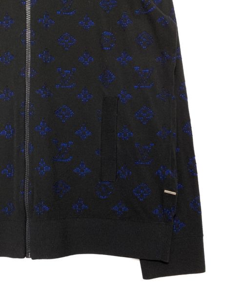LOUIS VUITTON（ルイ ヴィトン）LOUIS VUITTON (ルイ ヴィトン) ドロップニードルモノグラムボンバージャケット ブラック サイズ:Mの古着・服飾アイテム