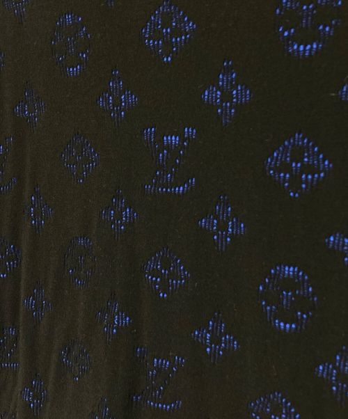 LOUIS VUITTON（ルイ ヴィトン）LOUIS VUITTON (ルイ ヴィトン) ドロップニードルモノグラムボンバージャケット ブラック サイズ:Mの古着・服飾アイテム