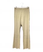 PLEATS PLEASEプリーツプリーズ）の古着「プリーツイージーパンツ」｜ベージュ