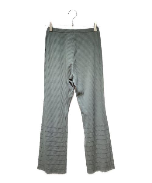 PLEATS PLEASE（プリーツプリーズ）PLEATS PLEASE (プリーツプリーズ) プリーツパンツ ブルー サイズ:Sの古着・服飾アイテム