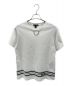 LOUIS VUITTON（ルイ ヴィトン）の古着「LV Logo Chain Print T-Shirt」｜ホワイト