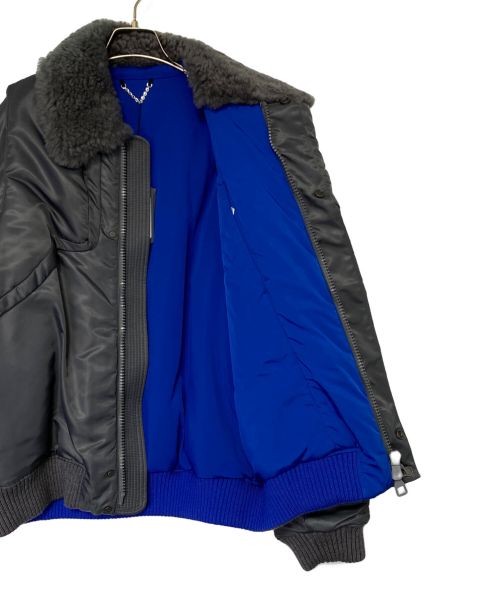 LOUIS VUITTON（ルイ ヴィトン）LOUIS VUITTON (ルイ ヴィトン) 中綿デザインパターンジャケット グレー サイズ:46の古着・服飾アイテム