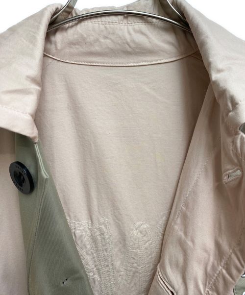 sacai（サカイ）sacai (サカイ) eric haze (エリックヘイズ) 23SS バック刺繍コート ライトピンク サイズ:2の古着・服飾アイテム