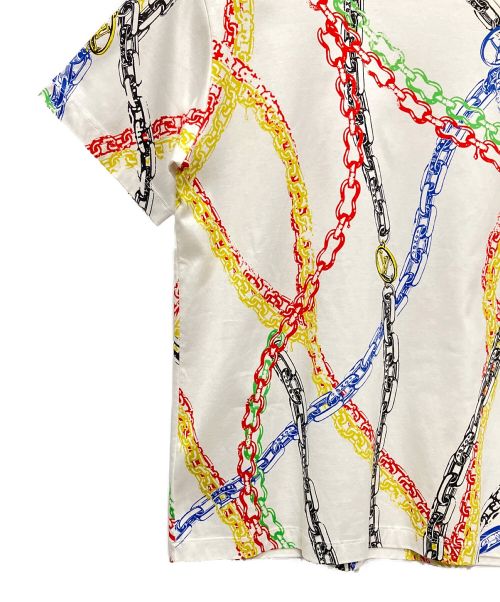 LOUIS VUITTON（ルイ ヴィトン）LOUIS VUITTON (ルイ ヴィトン) マルチカラー LVチェーンプリントTシャツ マルチカラー サイズ:Sの古着・服飾アイテム