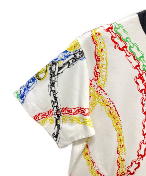 LOUIS VUITTON（ルイ ヴィトン）LOUIS VUITTON (ルイ ヴィトン) マルチカラー LVチェーンプリントTシャツ マルチカラー サイズ:Sの古着・服飾アイテム