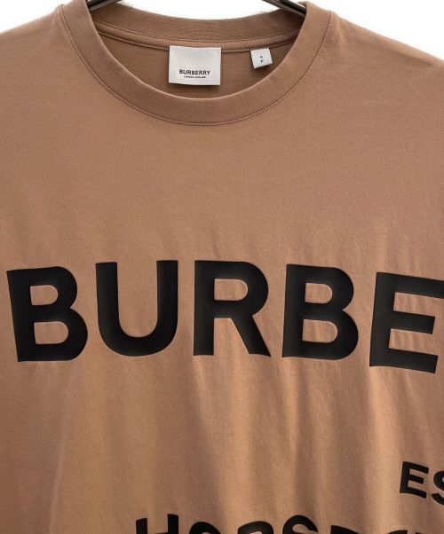BURBERRY（バーバリー）BURBERRY (バーバリー) ホースフェリーTシャツ ブラウン サイズ:Ｓの古着・服飾アイテム