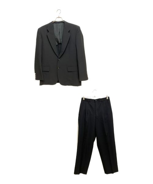 COMME des GARCONS HOMME PLUS（コムデギャルソンオムプリュス）COMME des GARCONS HOMME PLUS (コムデギャルソンオムプリュス) 2Bスーツ セットアップ ブラック サイズ:Sの古着・服飾アイテム