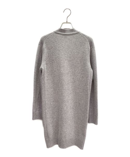 HERMES（エルメス）HERMES (エルメス) 100% Cashmere cardigan グレー サイズ:34の古着・服飾アイテム