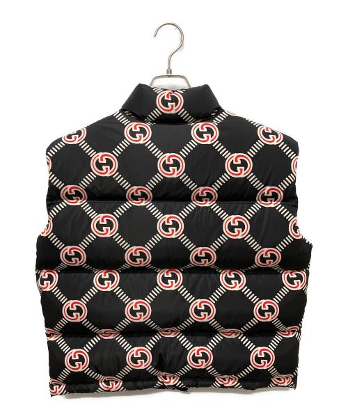 GUCCI（グッチ）GUCCI (グッチ) GGロゴダウンベスト ブラック サイズ:36の古着・服飾アイテム