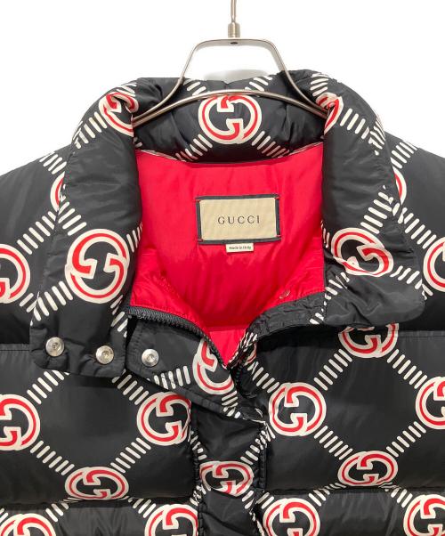 GUCCI（グッチ）GUCCI (グッチ) GGロゴダウンベスト ブラック サイズ:36の古着・服飾アイテム