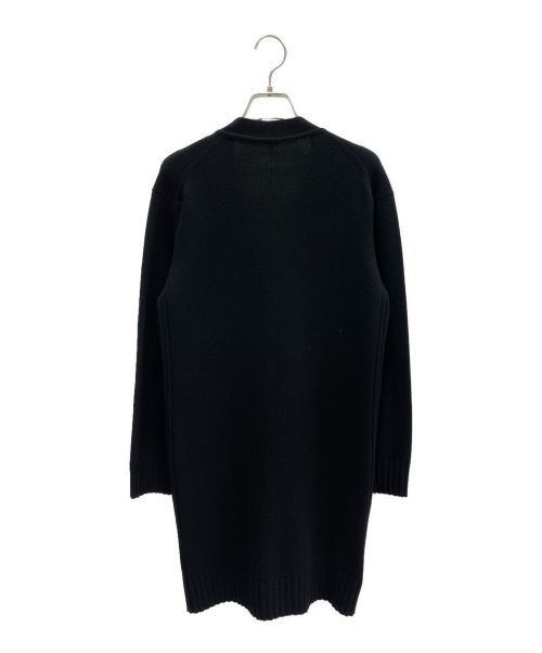 HERMES（エルメス）HERMES (エルメス) 100% Cashmere cardigan ブラック サイズ:36の古着・服飾アイテム