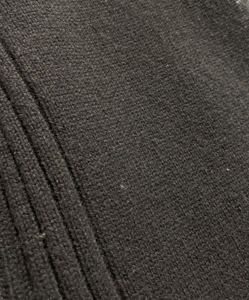 HERMES（エルメス）HERMES (エルメス) 100% Cashmere cardigan ブラック サイズ:36の古着・服飾アイテム