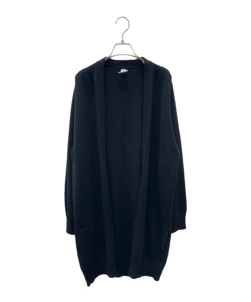 HERMES（エルメス）HERMES (エルメス) 100% cashmere cardigan ブラック サイズ:44の古着・服飾アイテム