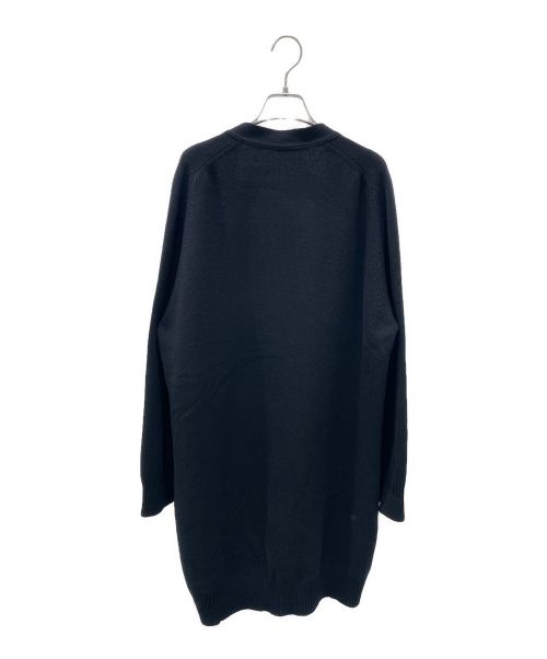 HERMES（エルメス）HERMES (エルメス) 100% cashmere cardigan ブラック サイズ:44の古着・服飾アイテム