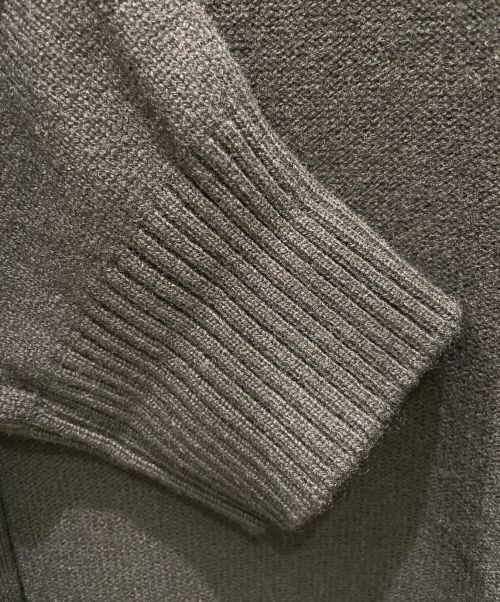 HERMES（エルメス）HERMES (エルメス) 100% cashmere cardigan ブラック サイズ:44の古着・服飾アイテム