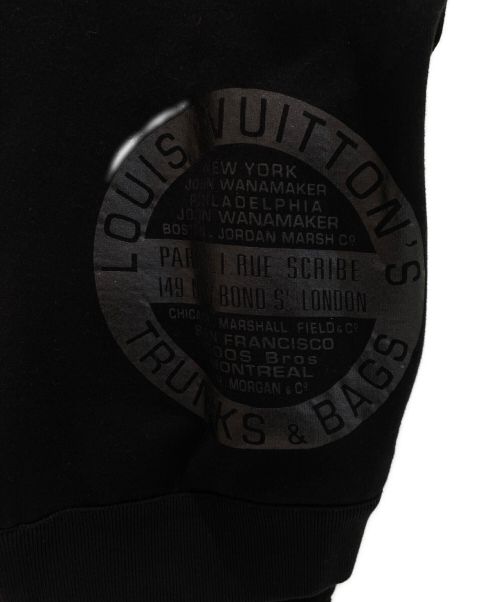 LOUIS VUITTON（ルイ ヴィトン）LOUIS VUITTON (ルイ ヴィトン) LVスタンプ ジップパーカー ブラック サイズ:XSの古着・服飾アイテム
