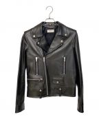 Saint Laurent Parisサンローランパリ）の古着「16SS L01 クラシックモーターサイクルレザージャケット/エディ期/Archive」｜ブラック