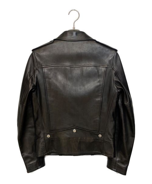 Saint Laurent Paris（サンローランパリ）Saint Laurent Paris (サンローランパリ) 16SS L01 クラシックモーターサイクルレザージャケット/エディ期/Archive ブラック サイズ:44の古着・服飾アイテム