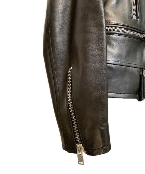 Saint Laurent Paris（サンローランパリ）Saint Laurent Paris (サンローランパリ) 16SS L01 クラシックモーターサイクルレザージャケット/エディ期/Archive ブラック サイズ:44の古着・服飾アイテム