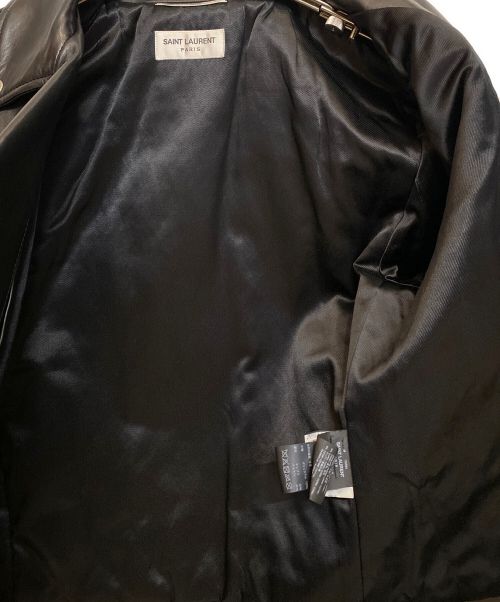 Saint Laurent Paris（サンローランパリ）Saint Laurent Paris (サンローランパリ) 16SS L01 クラシックモーターサイクルレザージャケット/エディ期/Archive ブラック サイズ:44の古着・服飾アイテム