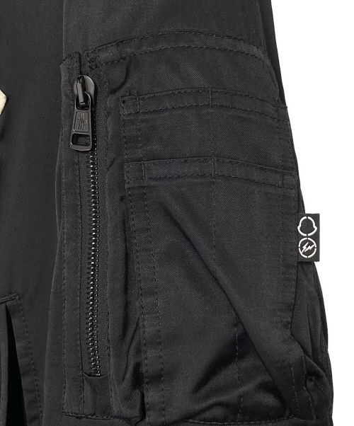 MONCLER（モンクレール）MONCLER (モンクレール) FRAGMENT DESIGN (フラグメントデザイン) HAN/ダウンジャケット ブラックの古着・服飾アイテム