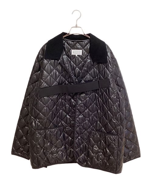 Maison Margiela（メゾンマルジェラ）Maison Margiela (メゾンマルジェラ) RECYCLED Quilted Coat(リサイクルキルティングコート) ブラック サイズ:44の古着・服飾アイテム