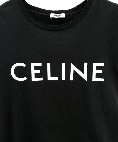 CELINE（セリーヌ）CELINE (セリーヌ) ロゴ Tシャツ ブラック サイズ:XSの古着・服飾アイテム