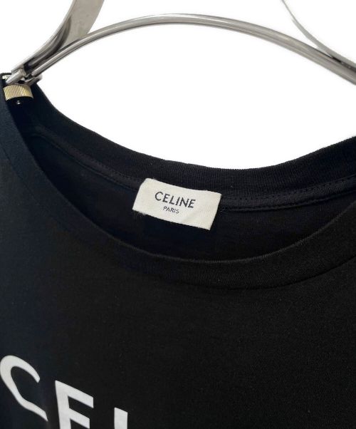 CELINE（セリーヌ）CELINE (セリーヌ) ロゴ Tシャツ ブラック サイズ:XSの古着・服飾アイテム