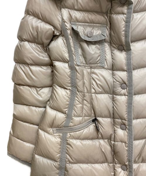 MONCLER（モンクレール）MONCLER (モンクレール) HERMINE（エルミンヌ）/ダウンコート ベージュの古着・服飾アイテム