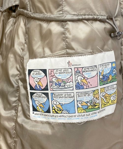 MONCLER（モンクレール）MONCLER (モンクレール) HERMINE（エルミンヌ）/ダウンコート ベージュの古着・服飾アイテム