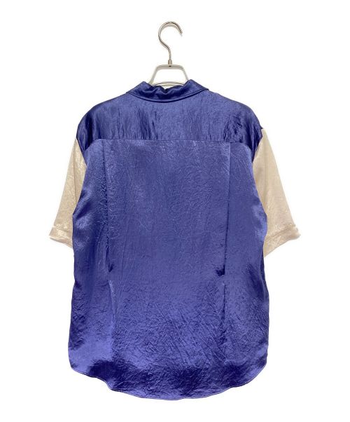 GUCCI（グッチ）GUCCI (グッチ) オープンカラーシャツ ネイビー サイズ:44の古着・服飾アイテム