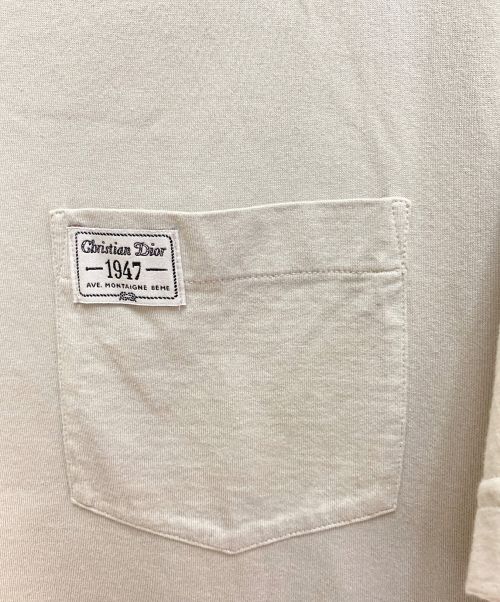 Dior（ディオール）Dior (ディオール) ポケットTシャツ グレー サイズ:Lの古着・服飾アイテム