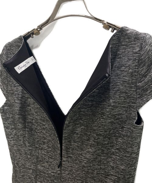 Christian Dior（クリスチャン ディオール）Christian Dior (クリスチャン ディオール) ワンピース グレー サイズ:Sの古着・服飾アイテム