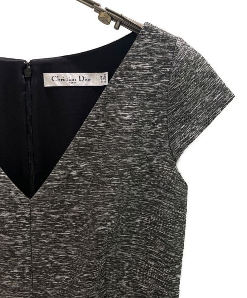Christian Dior（クリスチャン ディオール）Christian Dior (クリスチャン ディオール) ワンピース グレー サイズ:Sの古着・服飾アイテム