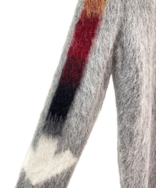 OFFWHITE（オフホワイト）OFFWHITE (オフホワイト) アローニットワンピース グレー サイズ:38の古着・服飾アイテム
