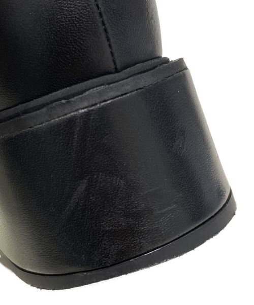 CHANEL（シャネル）CHANEL (シャネル) Coco Marc Leather Boots ブラック サイズ:37 1/2Cの古着・服飾アイテム