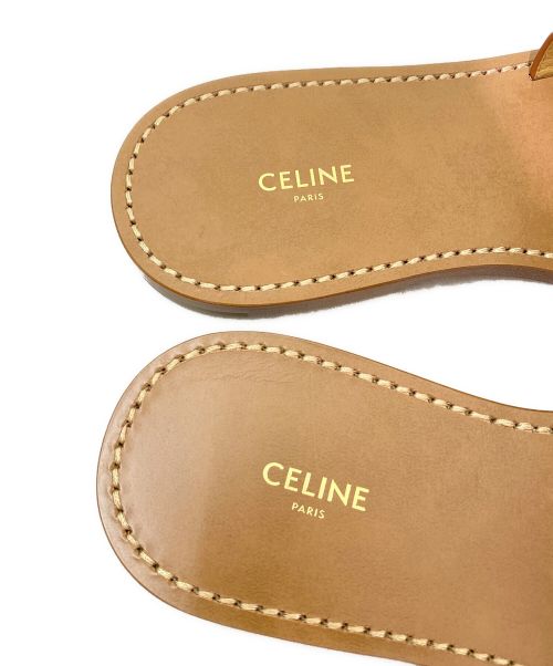 CELINE（セリーヌ）CELINE (セリーヌ) トリオンフミュール ブラウン サイズ:37の古着・服飾アイテム