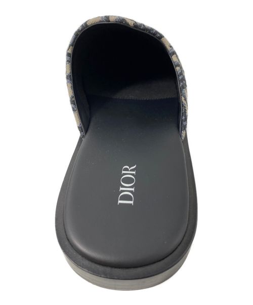 Dior（ディオール）Dior (ディオール) SLIPPER DIOR OBLIQUE JACQUARD ネイビー サイズ:42の古着・服飾アイテム