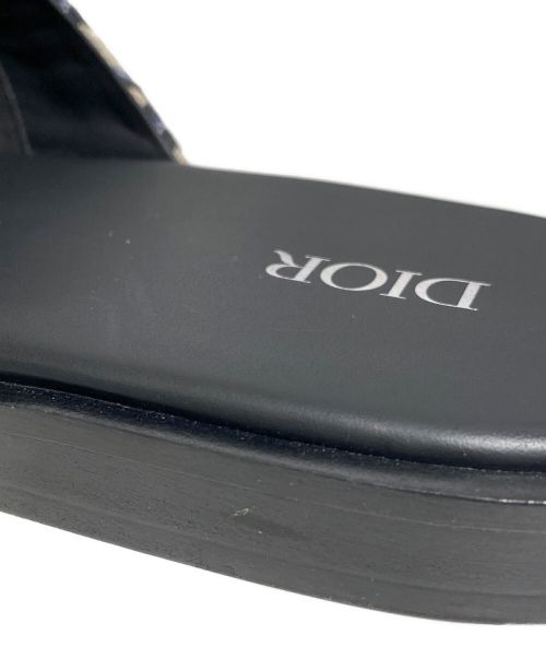 Dior（ディオール）Dior (ディオール) SLIPPER DIOR OBLIQUE JACQUARD ネイビー サイズ:42の古着・服飾アイテム