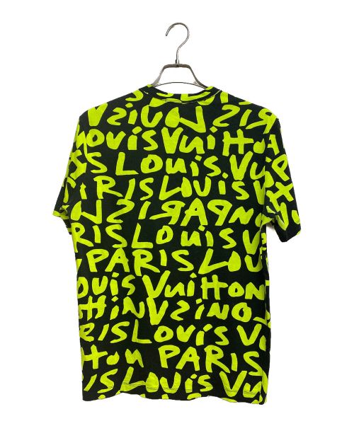 LOUIS VUITTON（ルイ ヴィトン）LOUIS VUITTON (ルイ ヴィトン) モノグラムグラフィティTシャツ ブラック×イエロー サイズ:Sの古着・服飾アイテム