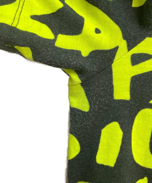 LOUIS VUITTON（ルイ ヴィトン）LOUIS VUITTON (ルイ ヴィトン) モノグラムグラフィティTシャツ ブラック×イエロー サイズ:Sの古着・服飾アイテム