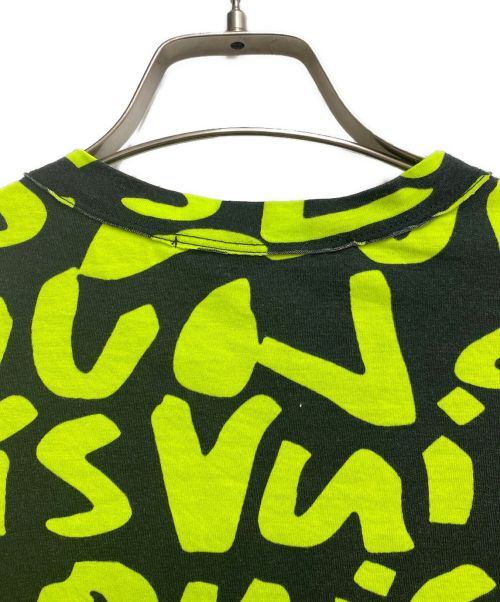 LOUIS VUITTON（ルイ ヴィトン）LOUIS VUITTON (ルイ ヴィトン) モノグラムグラフィティTシャツ ブラック×イエロー サイズ:Sの古着・服飾アイテム