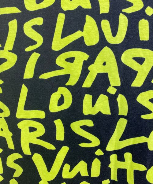 LOUIS VUITTON（ルイ ヴィトン）LOUIS VUITTON (ルイ ヴィトン) モノグラムグラフィティTシャツ ブラック×イエロー サイズ:Sの古着・服飾アイテム