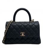 CHANELシャネル）の古着「ココハンドル」｜ブラック×ゴールド