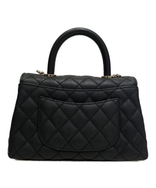CHANEL（シャネル）CHANEL (シャネル) ココハンドル ブラック×ゴールドの古着・服飾アイテム