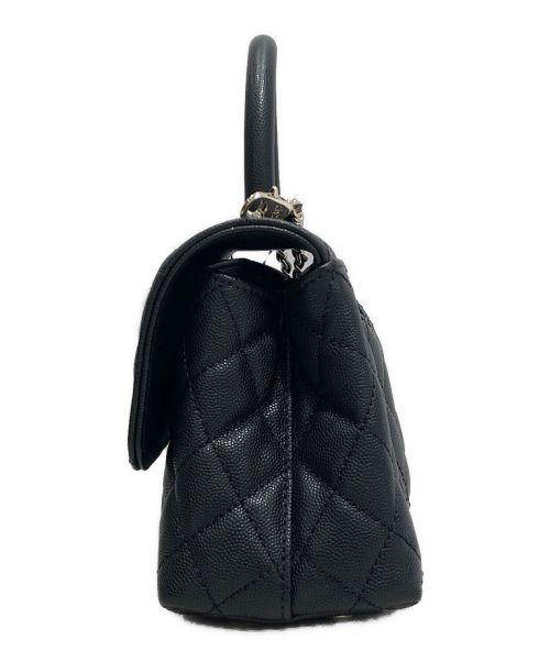 CHANEL（シャネル）CHANEL (シャネル) ココハンドル ブラック×ゴールドの古着・服飾アイテム