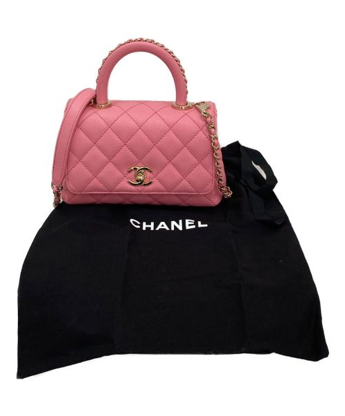 CHANEL（シャネル）CHANEL (シャネル) ココハンドルXXS(19) ピンク サイズ:XXS(19)の古着・服飾アイテム