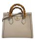 GUCCI（グッチ）の古着「ダイアナスモールトートバッグ」｜ベージュ